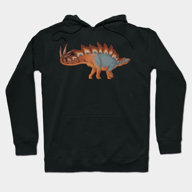 Stegosaurus stenops Hoodie by CoffeeBlack